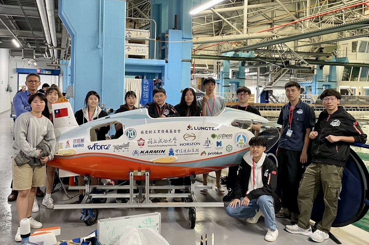 台灣隊伍首度搶進資格賽　成大「討海人」團隊獲歐洲國際人力潛艇競賽第五名
