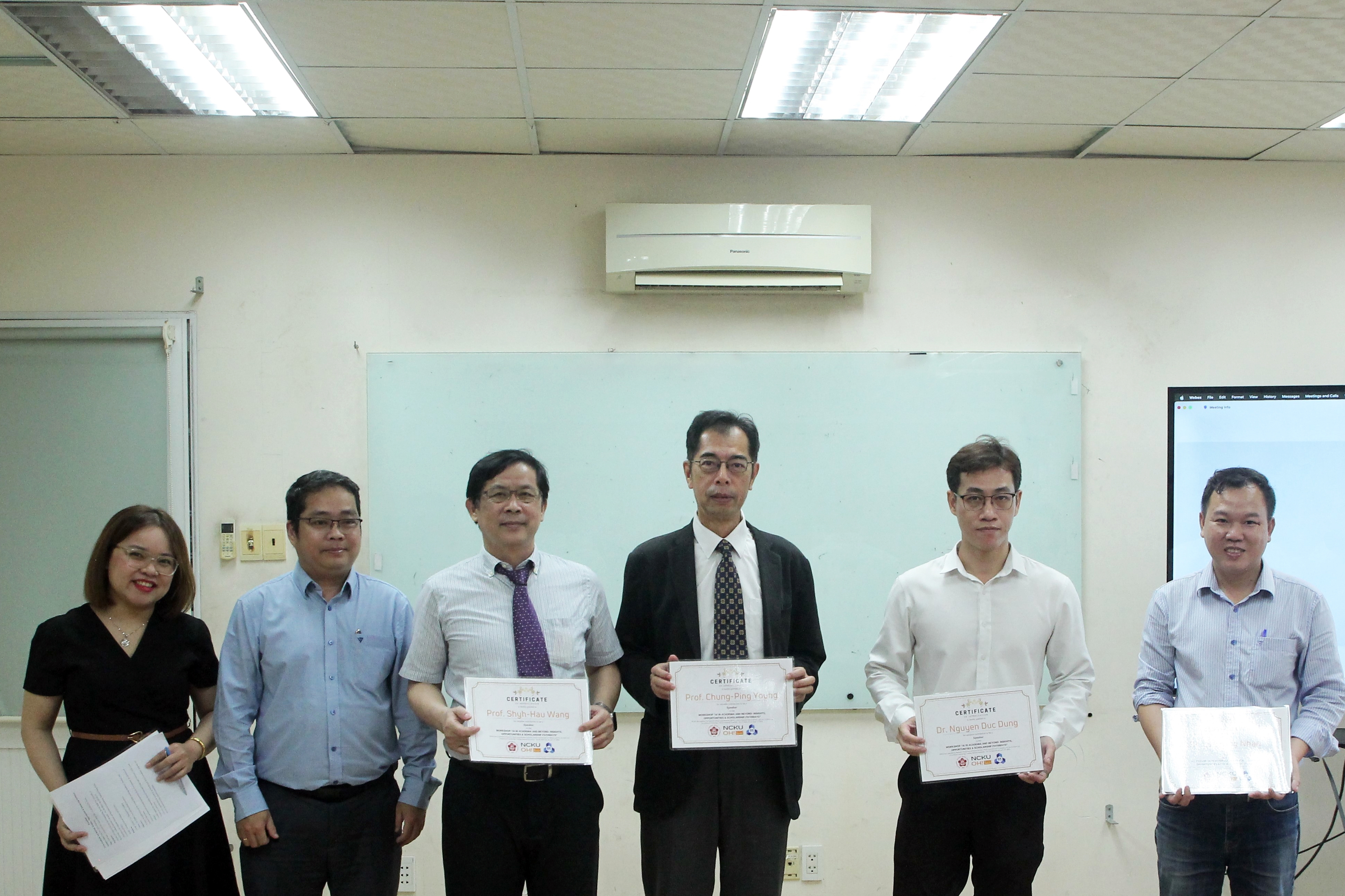 成大資訊系赴越南　展現成大在 AI、學術及雙聯學位之長遠規劃