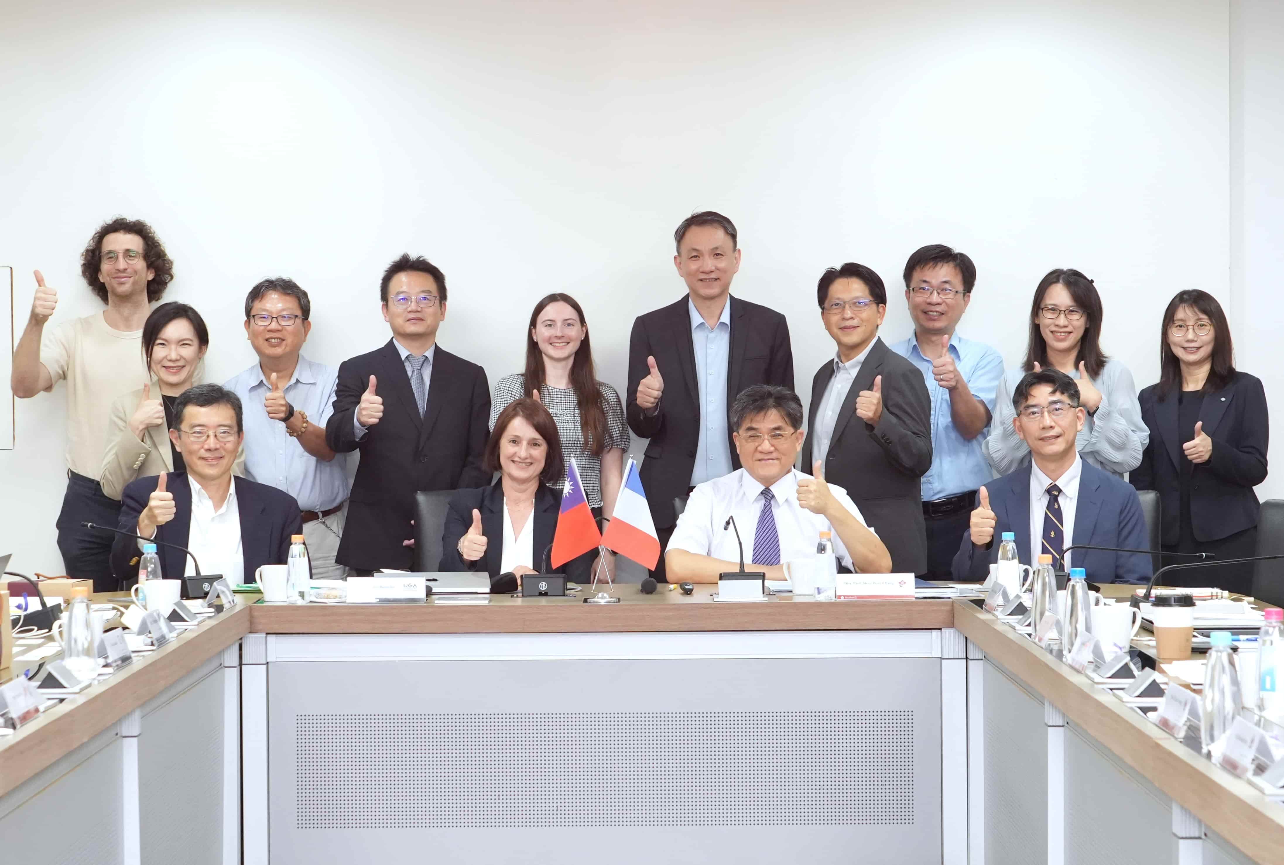 法國格勒諾布爾－阿爾卑斯大學資安團隊訪問成大 共拓臺法資安科技與跨域研究合作